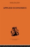 Cover: Applied Economics - Routledge