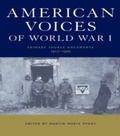 Cover: American Voices of World War I - Routledge
