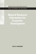 Cover: Natural Resource Information for Economic Development - RFF Press