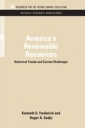 Cover: America's Renewable Resources - RFF Press
