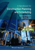 Cover: Handbook for Construction Planning and Scheduling - Wiley