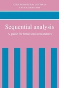 Cover: Sequential Analysis - Cambridge University Press