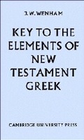 Cover: Key to The Elements of New Testament Greek - Cambridge University Press