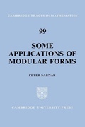 Cover: Some Applications of Modular Forms - Cambridge University Press