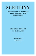 Cover: Scrutiny: A Quarterly Review 20 Volume Paperback Set 1932-53 - Cambridge University Press