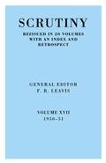Cover: Scrutiny: A Quarterly Review vol. 17 1950-51 - Cambridge University Press