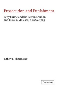 Enlarge image Cover: Prosecution and Punishment - Cambridge University Press
