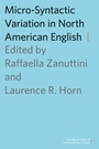 Cover: Micro-Syntactic Variation in North American English - Oxford University Press Inc