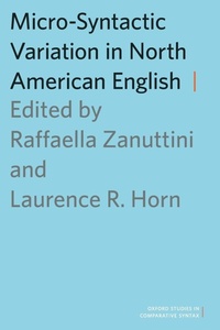 Enlarge image Cover: Micro-Syntactic Variation in North American English - Oxford University Press Inc