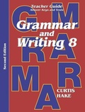 Cover: Grammar & Writing Teacher Edition Grade 8 2nd Edition 2014 - Stephen Hake Grammar