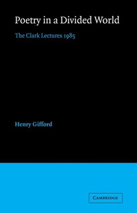 Enlarge image Cover: Poetry in a Divided World - Cambridge University Press