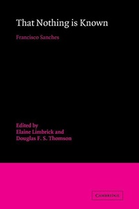 Enlarge image Cover: That Nothing is Known - Cambridge University Press