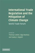 Cover: International Trade Regulation and the Mitigation of Climate Change - Cambridge University Press