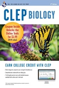 Cover: CLEP Biology Book + Online - Research & Education Association