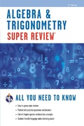 Cover: Algebra & Trigonometry Super Review - Research & Education Association