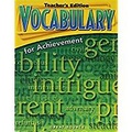 Cover: Great Source Vocabulary for Achievement - Great Source Education Group