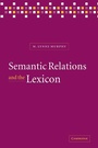 Cover: Semantic Relations and the Lexicon - Cambridge University Press
