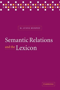 Abbildung von: Semantic Relations and the Lexicon - Cambridge University Press
