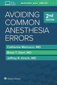 Enlarge image Cover: Avoiding Common Anesthesia Errors - Lippincott Williams and Wilkins