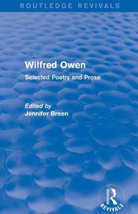 Enlarge image Cover: Wilfred Owen (Routledge Revivals) - Routledge