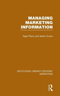 Enlarge image Cover: Managing Marketing Information (RLE Marketing) - Routledge