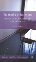 Cover: The Media of Testimony - Palgrave Macmillan