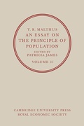 Cover: T. R. Malthus, An Essay on the Principle of Population: Volume 2 - Cambridge University Press