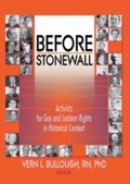 Cover: Before Stonewall - Routledge