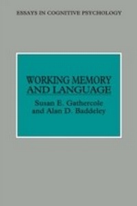 Abbildung von: Working Memory and Language - Psychology Press Ltd