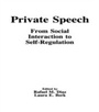 Cover: Private Speech - Psychology Press Ltd