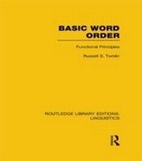 Enlarge image Cover: Basic Word Order (RLE Linguistics B: Grammar) - Routledge