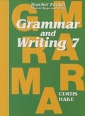 Cover: Saxon Grammar & Writing Grade 7 Teacher Packet - Saxon Publications