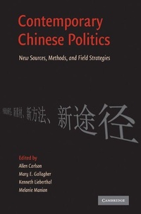 Enlarge image Cover: Contemporary Chinese Politics - Cambridge University Press