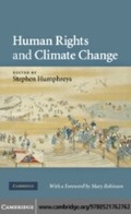 Cover: Human Rights and Climate Change - Cambridge University Press