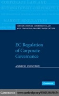 Abbildung von: EC Regulation of Corporate Governance - Cambridge University Press