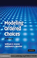 Cover: Modeling Ordered Choices - Cambridge University Press
