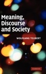 Cover: Meaning, Discourse and Society - Cambridge University Press