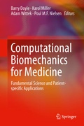 Cover: Computational Biomechanics for Medicine - Springer