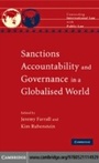 Cover: Sanctions, Accountability and Governance in a Globalised World - Cambridge University Press