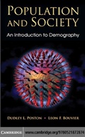 Cover: Population and Society - Cambridge University Press