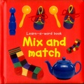 Cover: Learn-a-word Book: Mix and Match - Armadillo Books