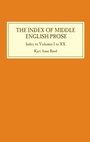 Cover: Index of Middle English Prose: Index to Volumes I to XX - D.S. Brewer