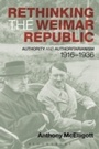 Cover: Rethinking the Weimar Republic - Bloomsbury Academic