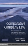 Cover: Comparative Company Law - Cambridge University Press