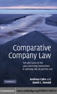 Abbildung von: Comparative Company Law - Cambridge University Press