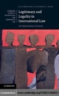 Cover: Legitimacy and Legality in International Law - Cambridge University Press