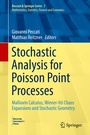 Cover: Stochastic Analysis for Poisson Point Processes - Springer