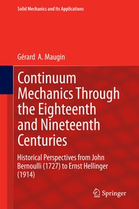Abbildung von: Continuum Mechanics Through the Eighteenth and Nineteenth Centuries - Springer