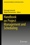 Cover: Handbook on Project Management and Scheduling Vol.1 - Springer