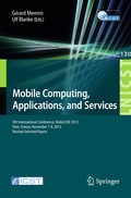 Cover: Mobile Computing, Applications, and Services - Springer